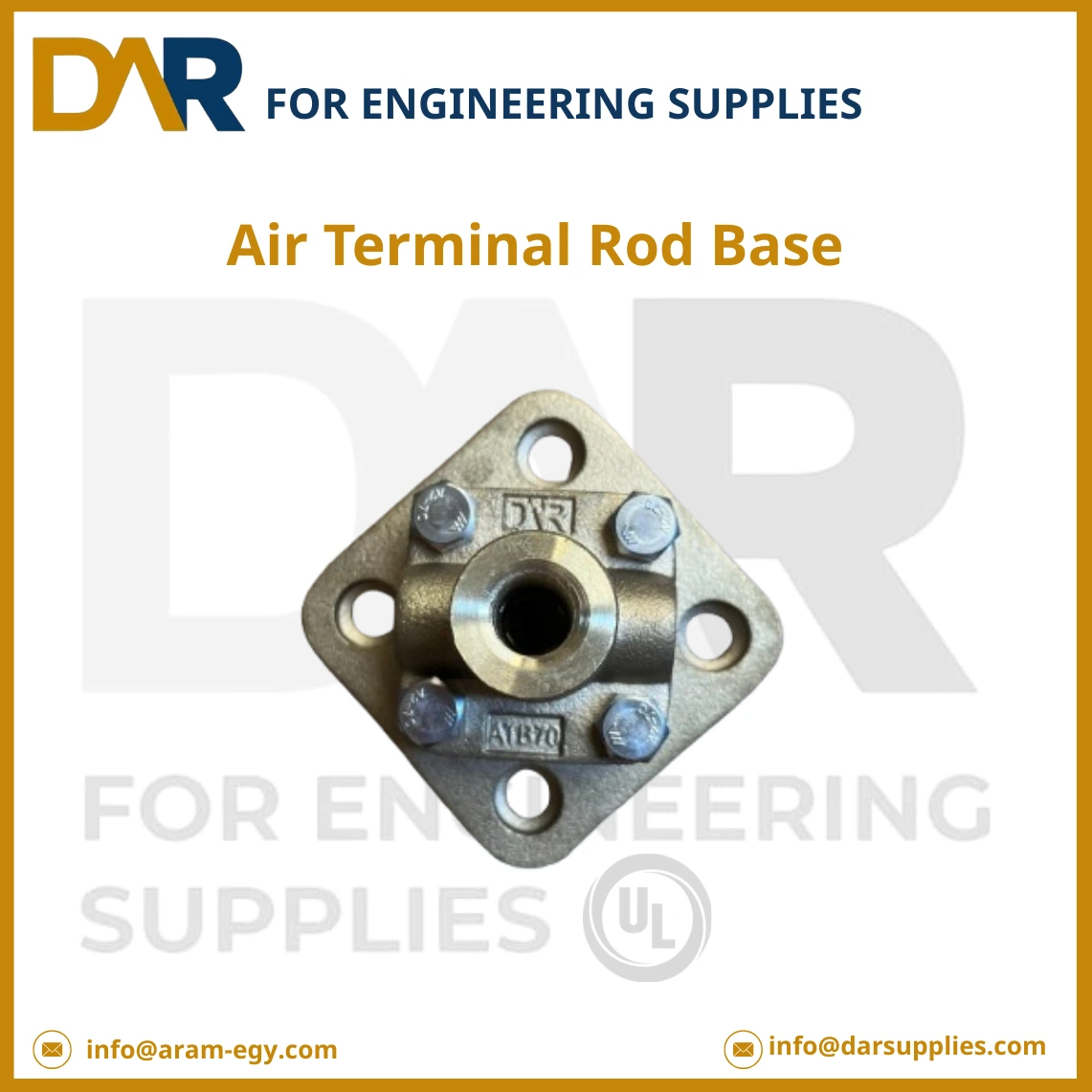 Air Terminal Rod Base