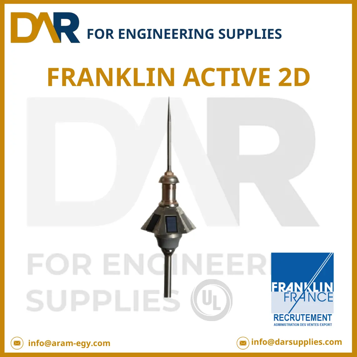رأس فرانكلين النشط Franklin Active 2D