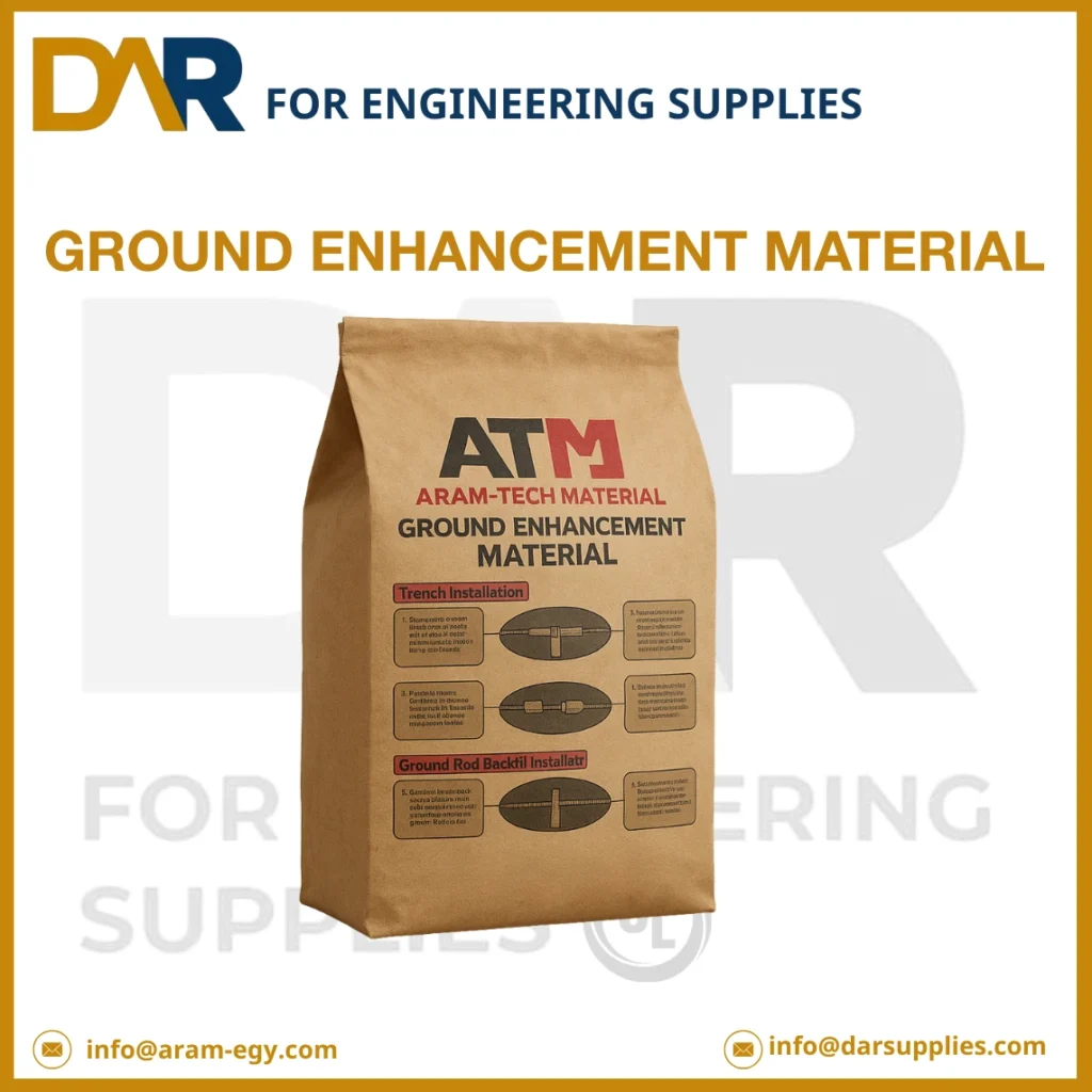 مادة تحسين التأريض (Ground Enhancement Material)